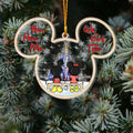 Personalized Christmas Mouse Layers Mix Ornament Custom Names Gift for Couples Layers Mix Ornament GradoCreations