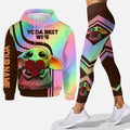 Personalized Yoda Best Wife Hoodie & Leggings Set Gift Hoodie & Leggings GradoCreations
