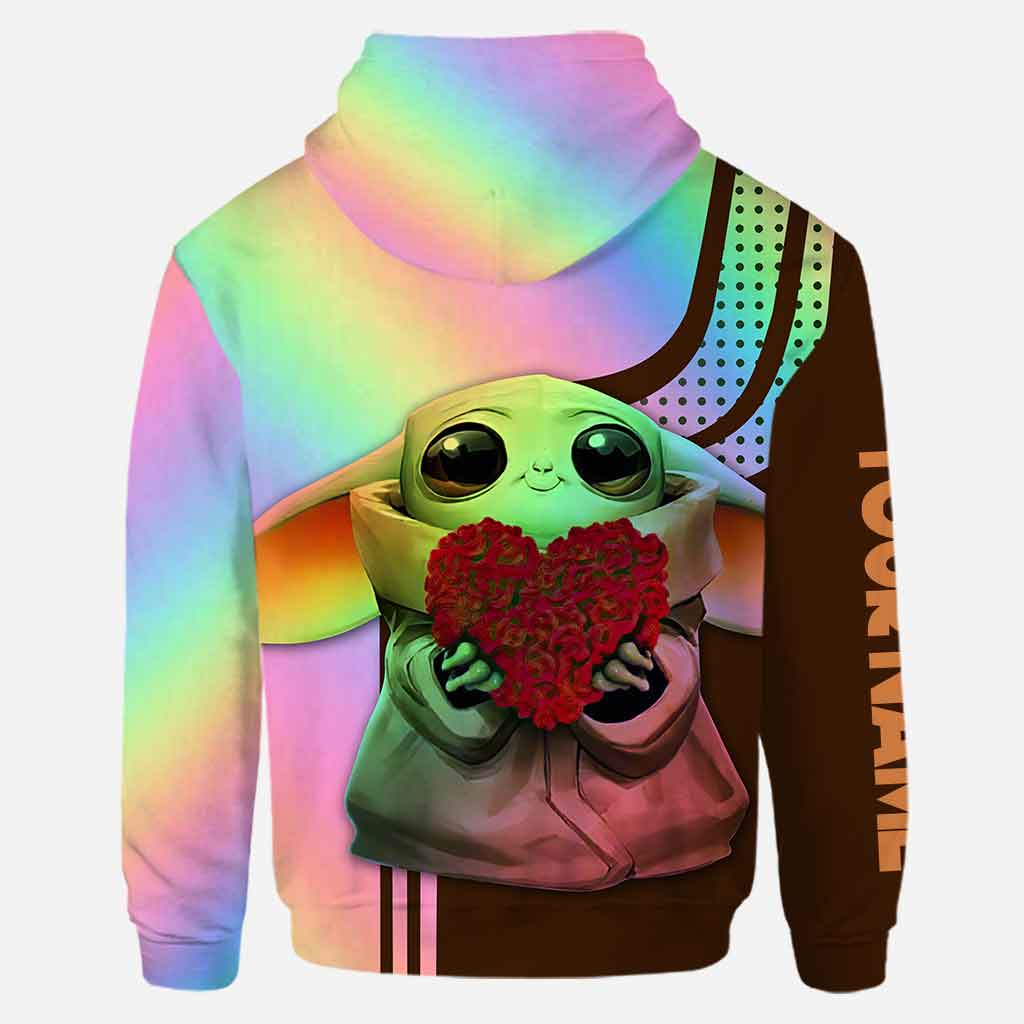 Personalized Yoda Best Wife Hoodie & Leggings Set Gift Hoodie & Leggings GradoCreations