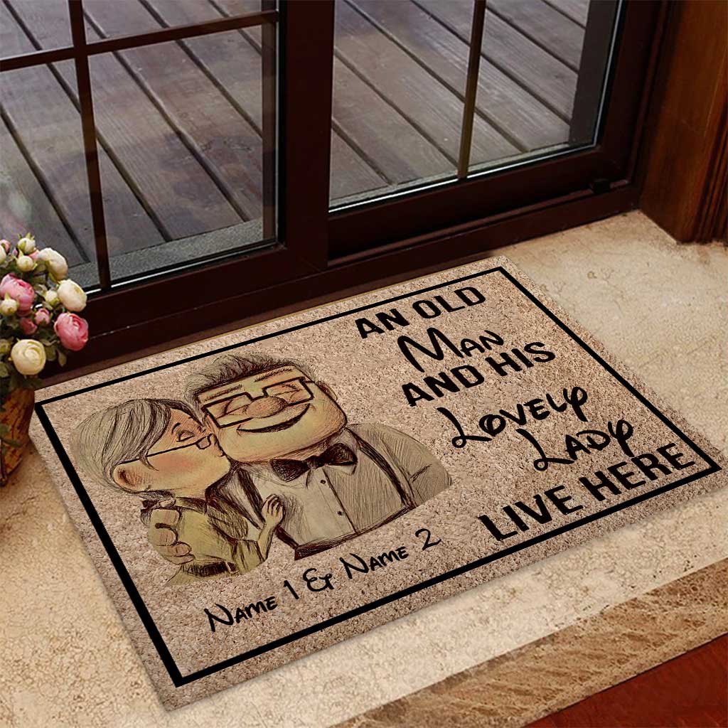 Personalized Couple Doormat with Custom Names for Home Doormat GradoCreations