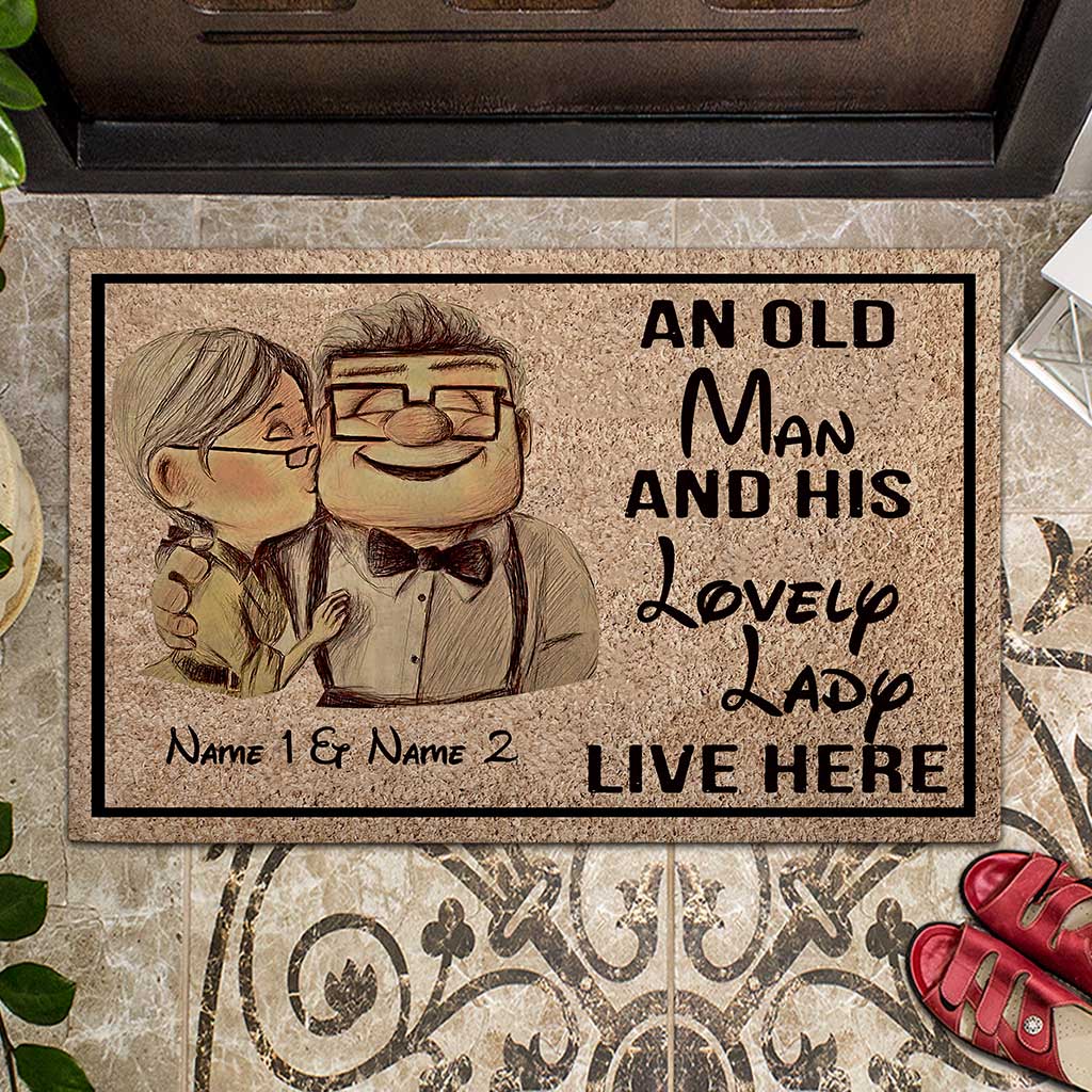 Personalized Couple Doormat with Custom Names for Home Doormat GradoCreations