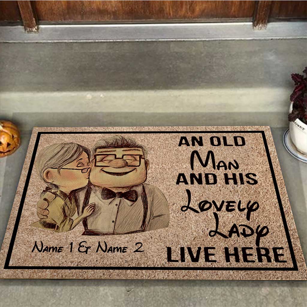 Personalized Couple Doormat with Custom Names for Home Doormat GradoCreations