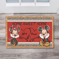 Personalized Mouse Doormat with Names Cute Home Decor Gift Doormat GradoCreations