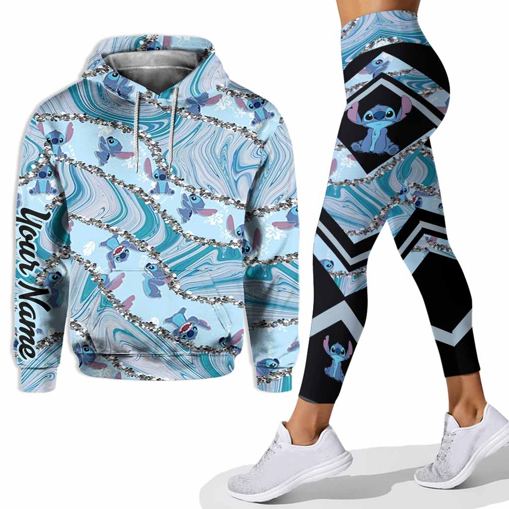 Personalized Ohana Hoodie and Leggings Set for Family Gifts Hoodie & Leggings GradoCreations