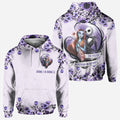 Personalized All Over Hoodie Couple Gift I'm Yours Custom Names All Over Shirt GradoCreations