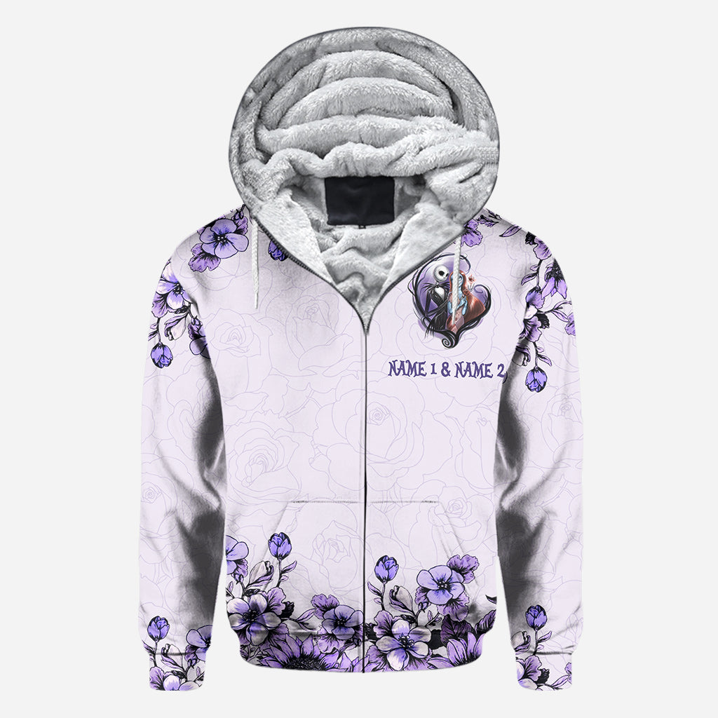 Personalized All Over Hoodie Couple Gift I'm Yours Custom Names All Over Shirt GradoCreations