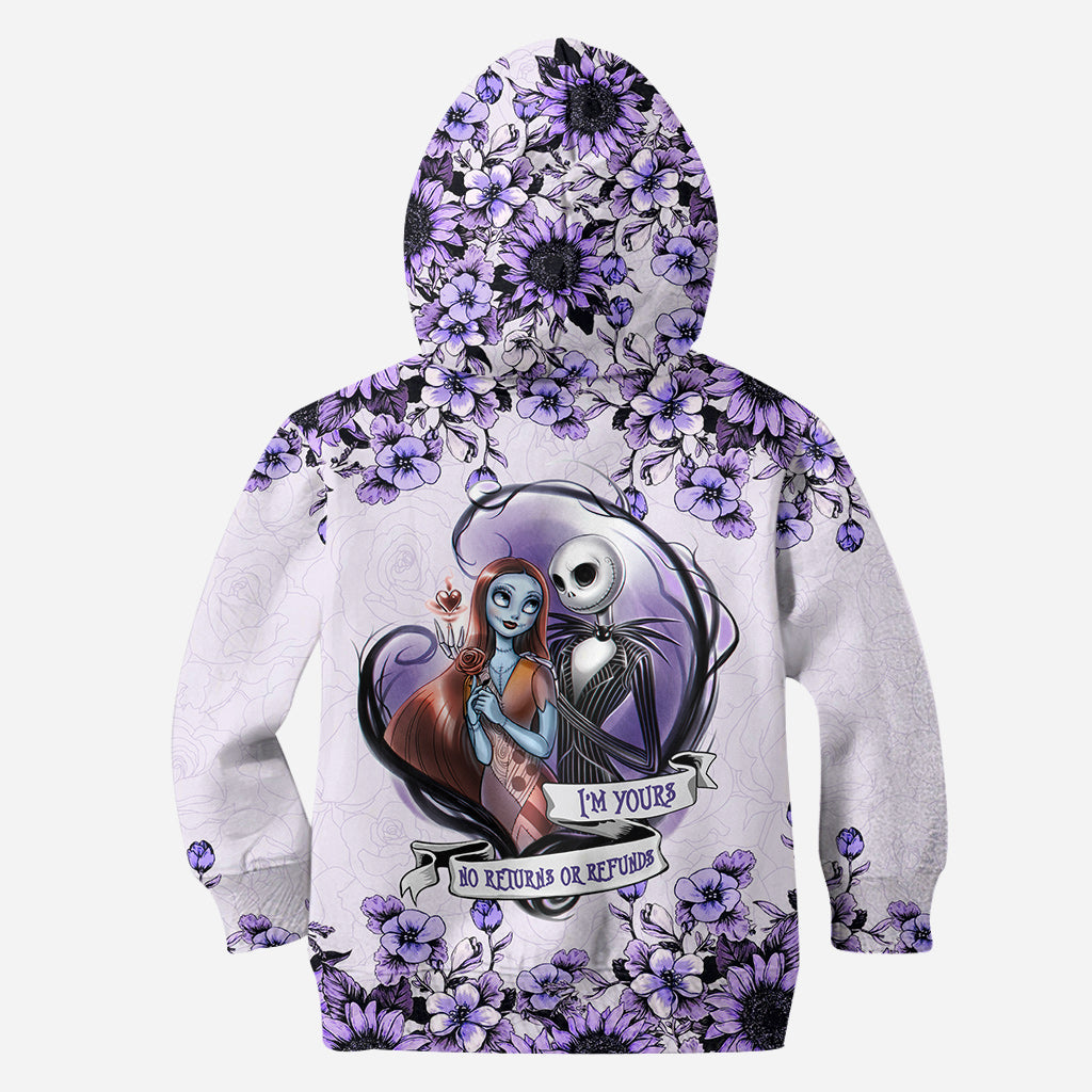 Personalized All Over Hoodie Couple Gift I'm Yours Custom Names All Over Shirt GradoCreations