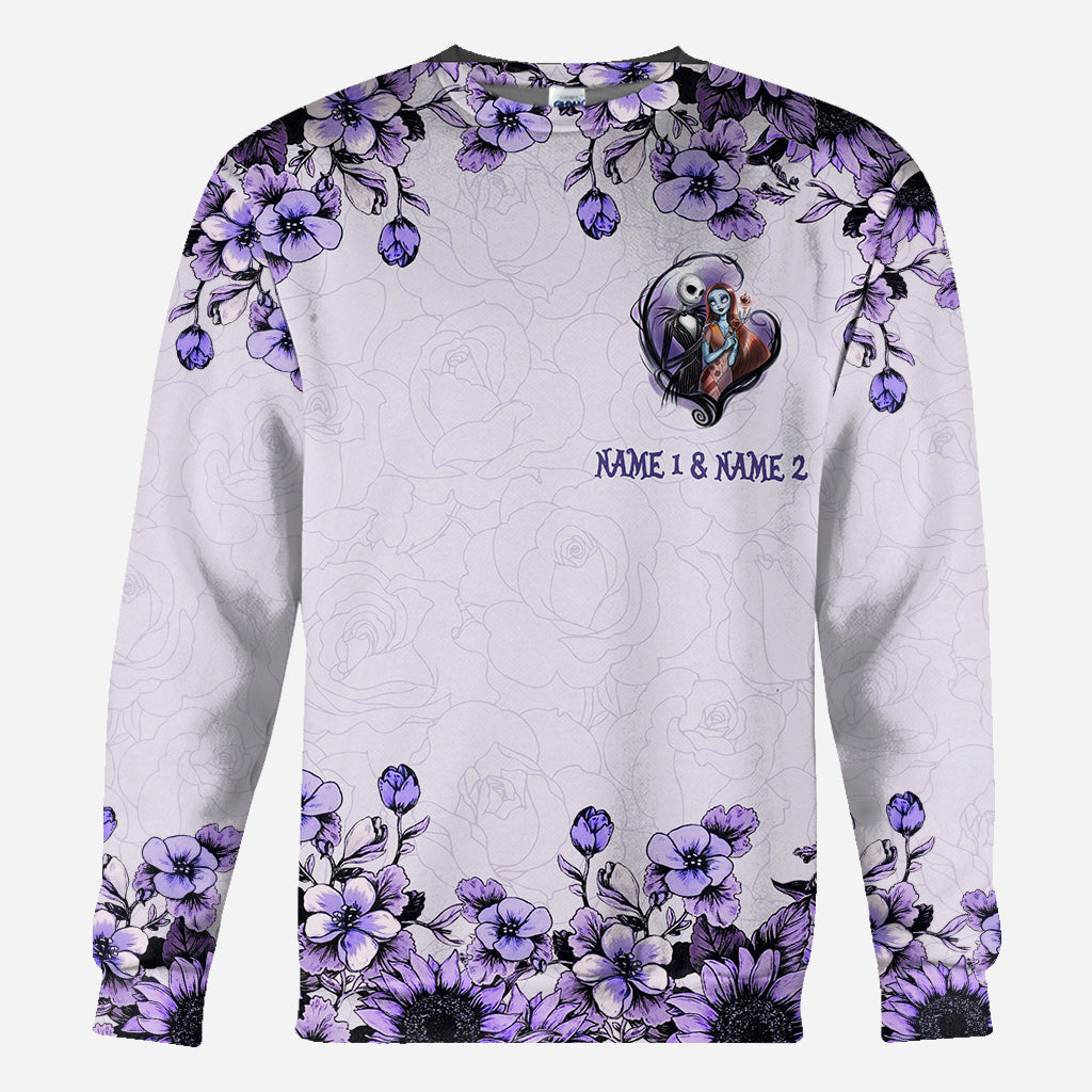 Personalized All Over Hoodie Couple Gift I'm Yours Custom Names All Over Shirt GradoCreations