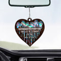 Personalized Heart Couple Car Ornament Custom Names Gift Car Ornament GradoCreations