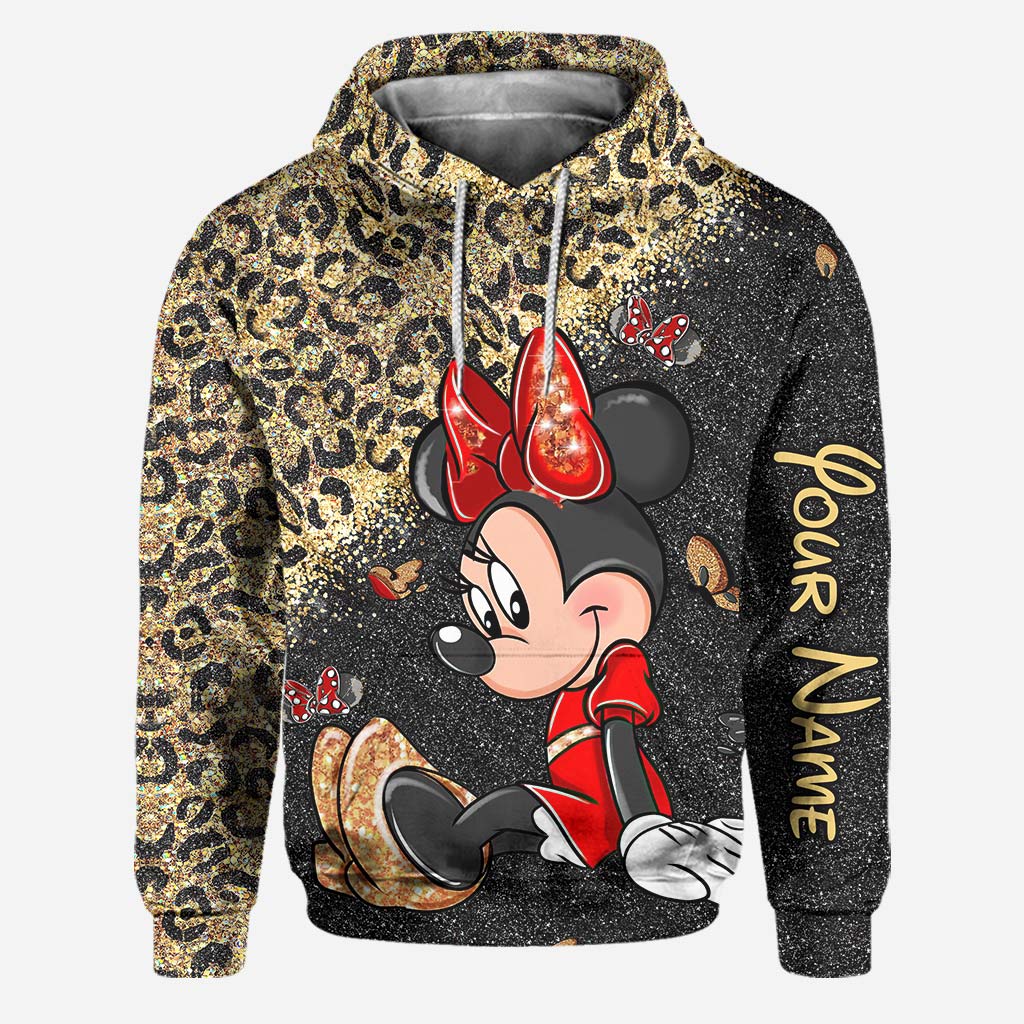 Personalized Minnie Mouse Hoodie and Leggings Set for Kids Hoodie & Leggings GradoCreations