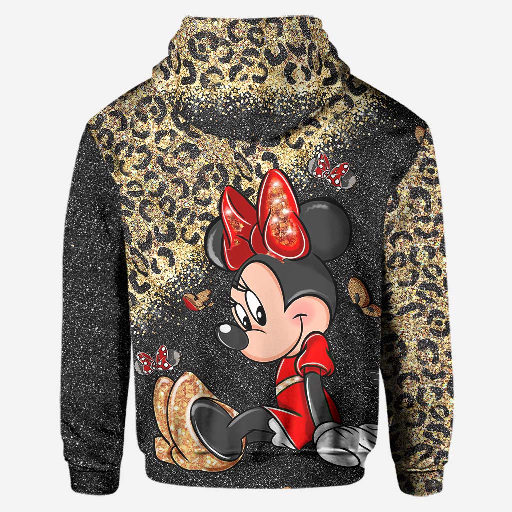 Personalized Minnie Mouse Hoodie and Leggings Set for Kids Hoodie & Leggings GradoCreations