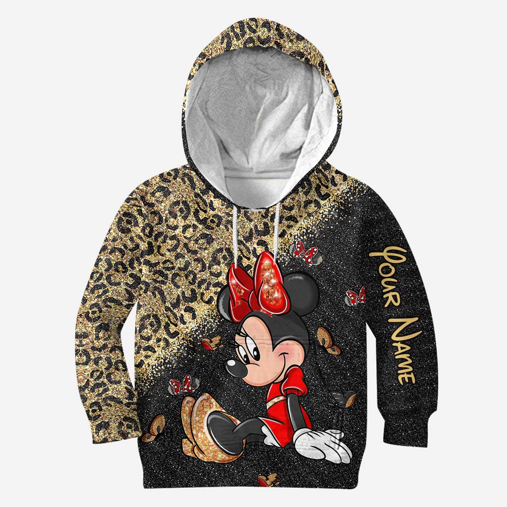 Personalized Minnie Mouse Hoodie and Leggings Set for Kids Hoodie & Leggings GradoCreations