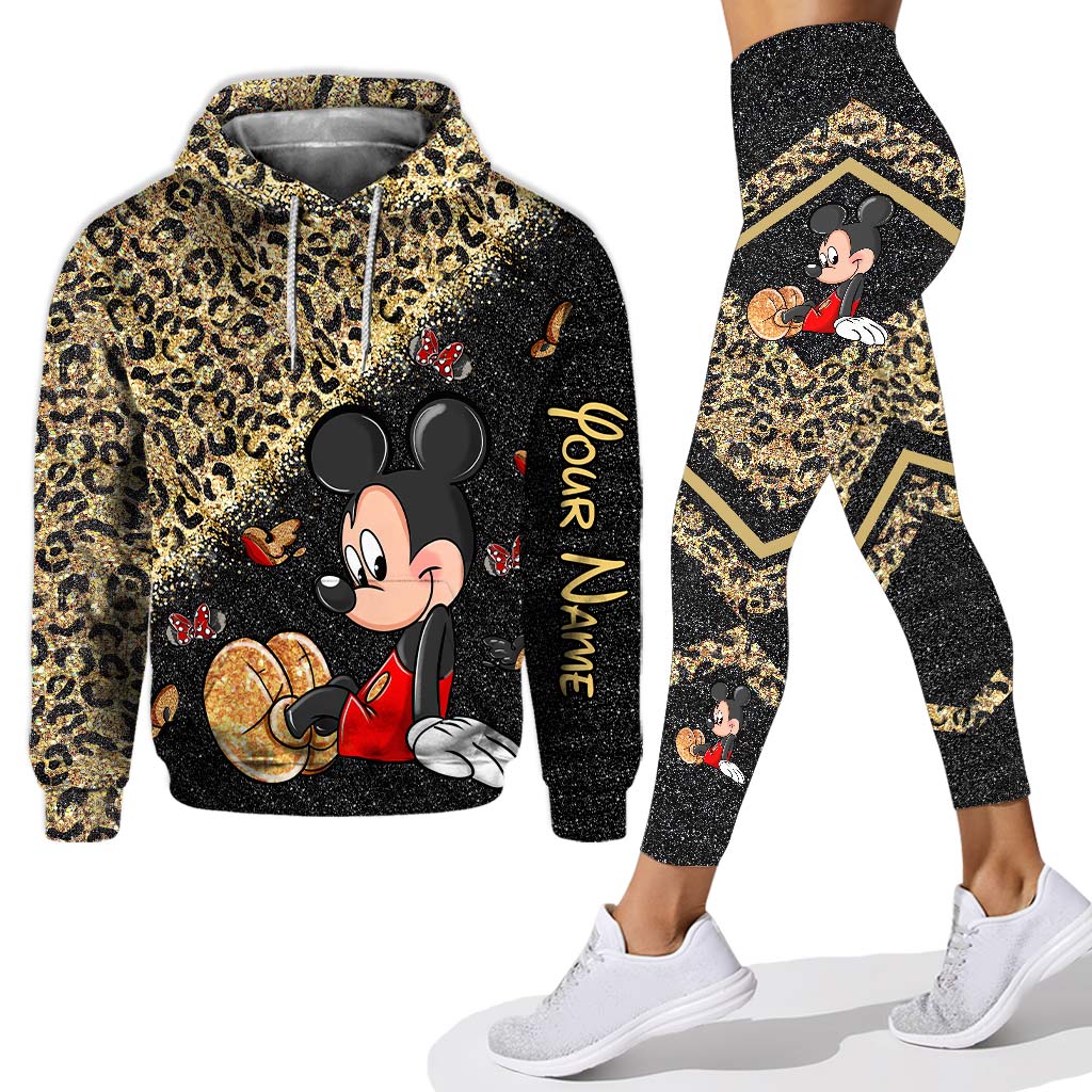 Personalized Mickey Mouse Hoodie & Leggings Set for Kids Hoodie & Leggings GradoCreations