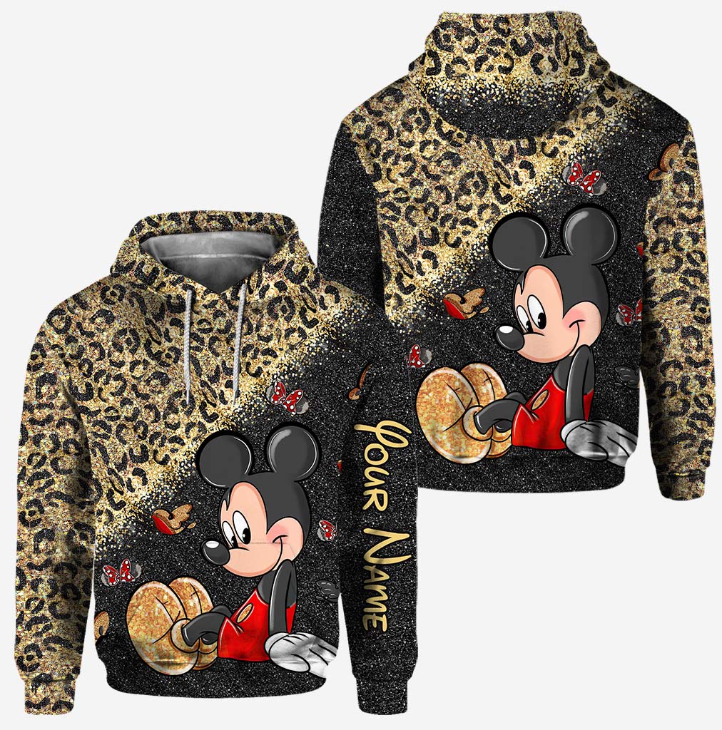 Personalized Mickey Mouse Hoodie & Leggings Set for Kids Hoodie & Leggings GradoCreations