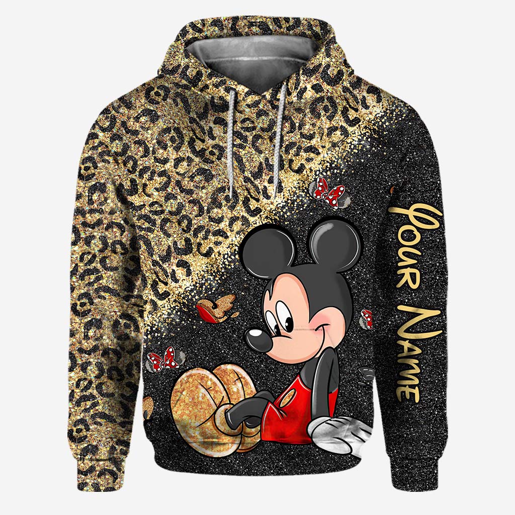Personalized Mickey Mouse Hoodie & Leggings Set for Kids Hoodie & Leggings GradoCreations