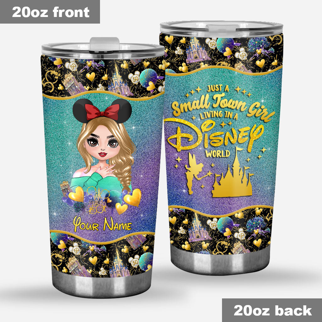 Personalized Glitter Tumbler Custom Name Magical Girl Gift Tumbler GradoCreations