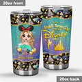 Personalized Glitter Tumbler Custom Name Magical Girl Gift Tumbler GradoCreations