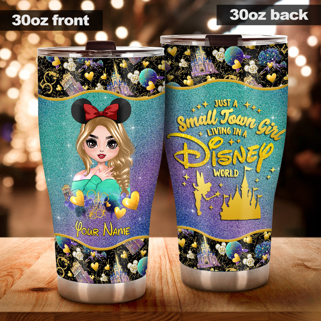 Personalized Glitter Tumbler Custom Name Magical Girl Gift Tumbler GradoCreations