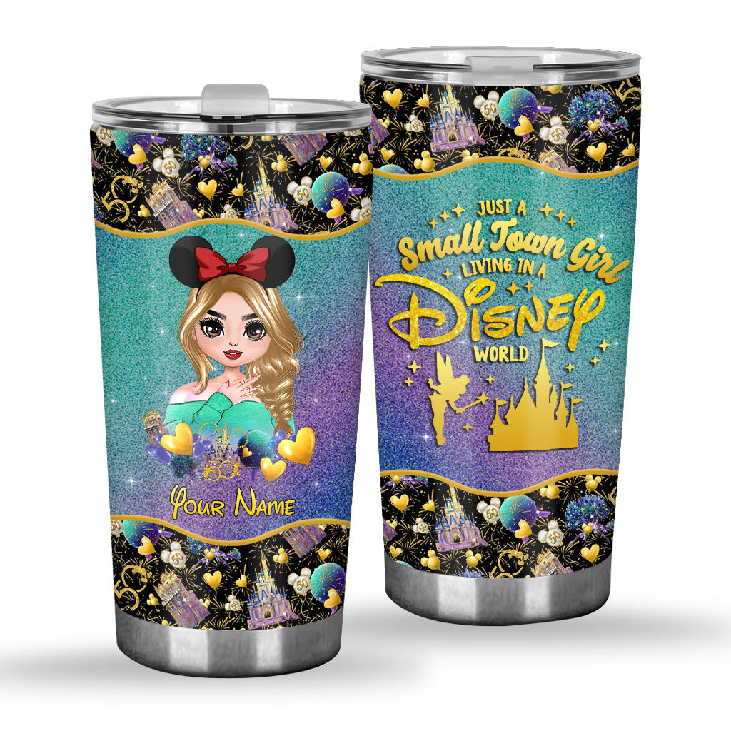 Personalized Glitter Tumbler Custom Name Magical Girl Gift Tumbler GradoCreations