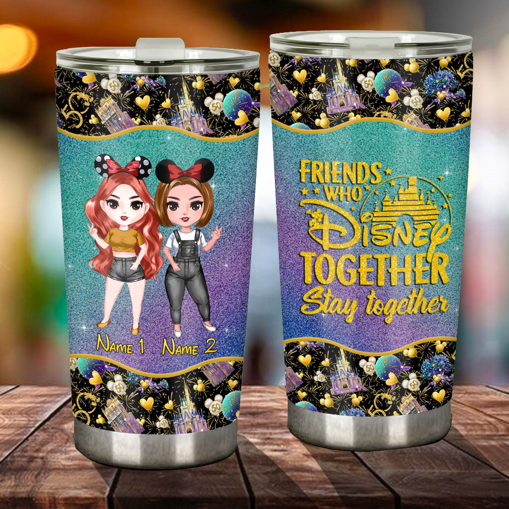 Personalized Disney Friends Tumbler Custom Name Gift Tumbler GradoCreations