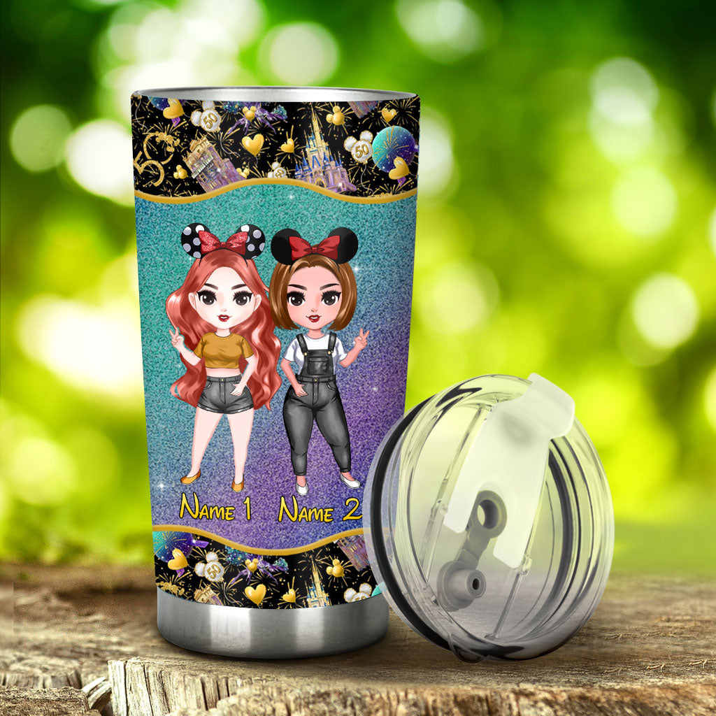 Personalized Disney Friends Tumbler Custom Name Gift Tumbler GradoCreations