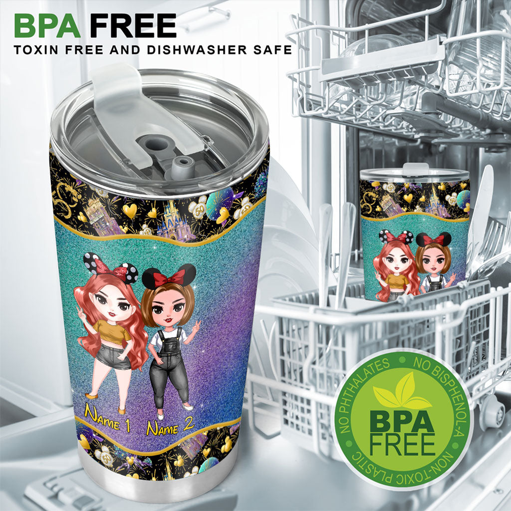 Personalized Disney Friends Tumbler Custom Name Gift Tumbler GradoCreations