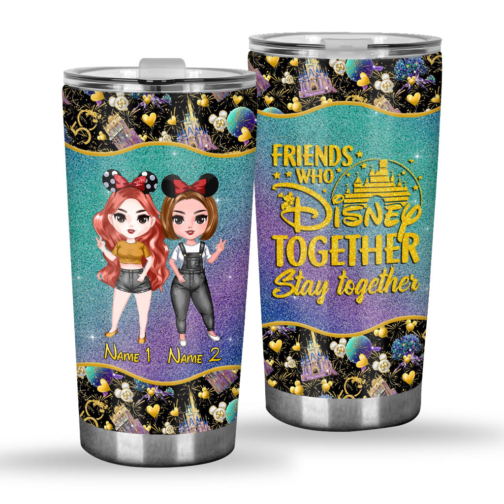 Personalized Disney Friends Tumbler Custom Name Gift Tumbler GradoCreations