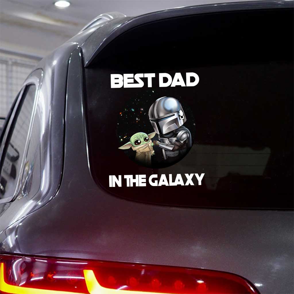 Personalized Best Dad In The Galaxy Decal Gift for Father's Day Decal Full GradoCreations