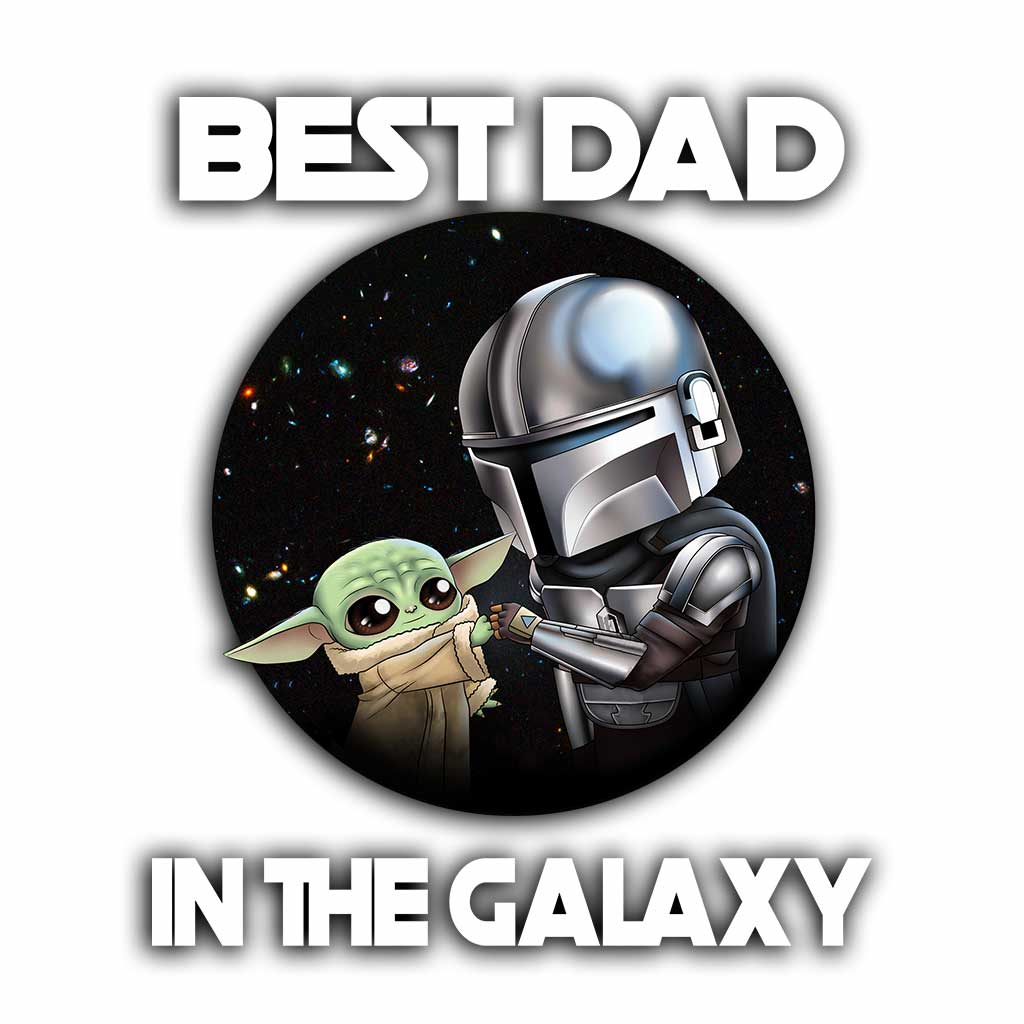 Personalized Best Dad In The Galaxy Decal Gift for Father's Day Decal Full GradoCreations