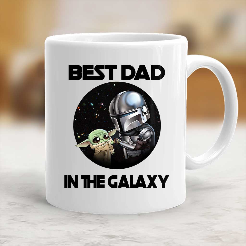 Personalized Best Dad In The Galaxy Mug Gift for Father's Day Mug GradoCreations