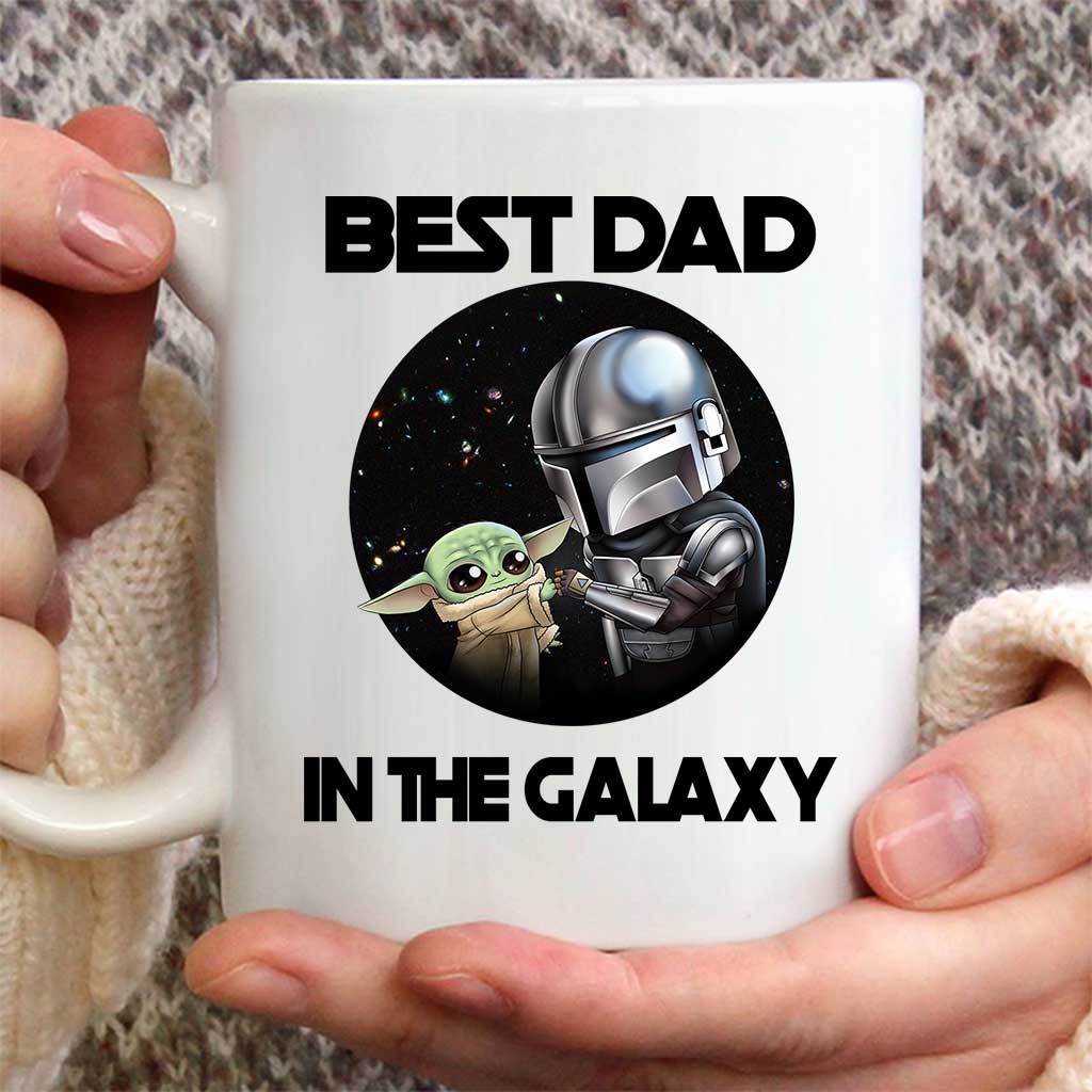 Personalized Best Dad In The Galaxy Mug Gift for Father's Day Mug GradoCreations