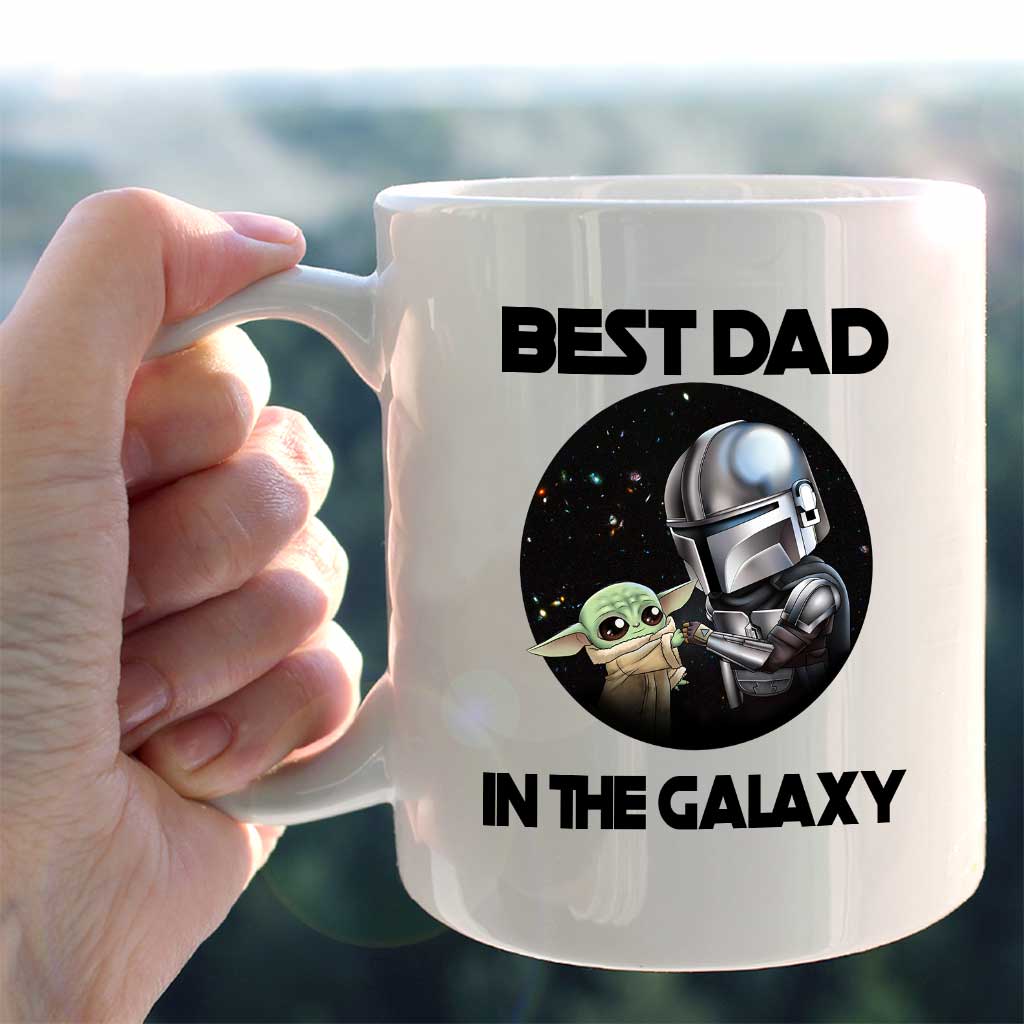 Personalized Best Dad In The Galaxy Mug Gift for Father's Day Mug GradoCreations