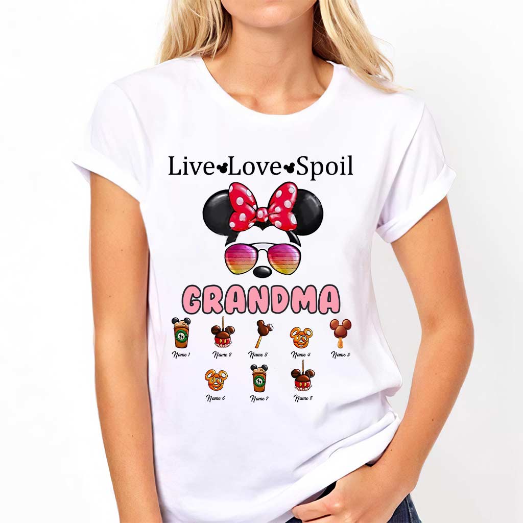 Personalized Live Love Spoil Mouse T-shirt for Grandma T-shirt & Hoodie GradoCreations