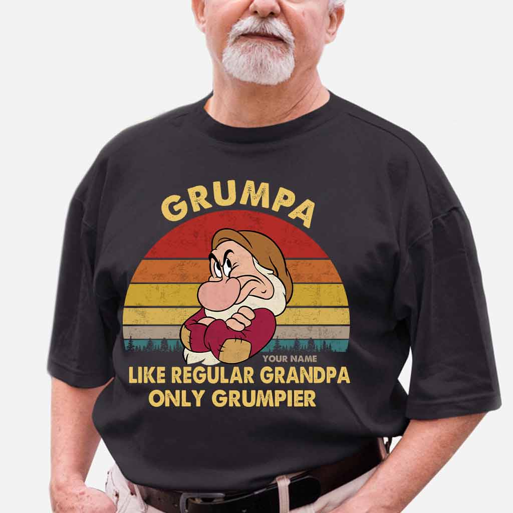 Personalized Grumpa T-shirt and Hoodie Gift for Dad T-shirt & Hoodie GradoCreations