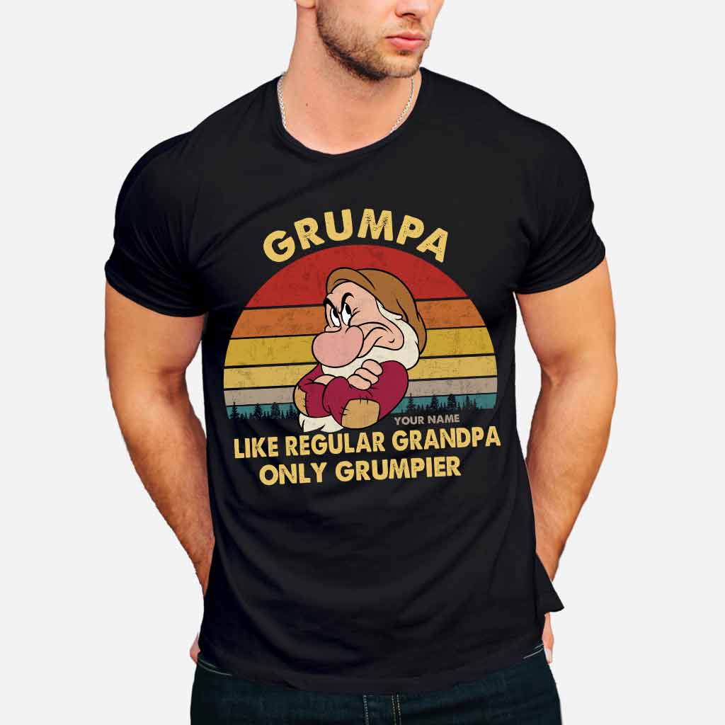 Personalized Grumpa T-shirt and Hoodie Gift for Dad T-shirt & Hoodie GradoCreations
