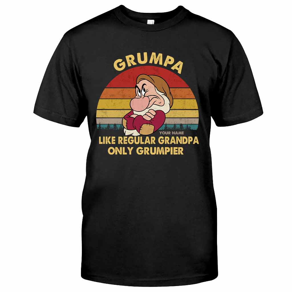 Personalized Grumpa T-shirt and Hoodie Gift for Dad T-shirt & Hoodie GradoCreations