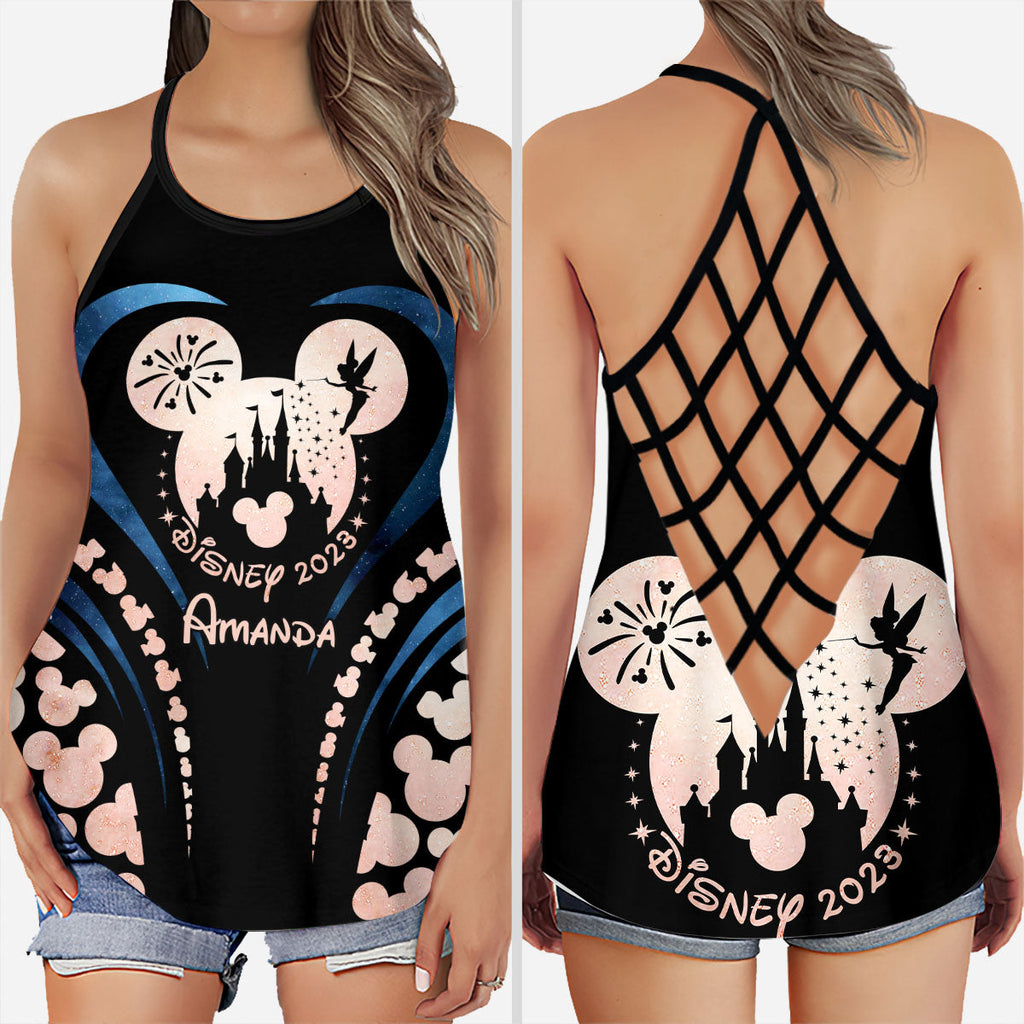 Personalized Disney 2023 Tank Top & Leggings with Custom Name Gift Cross Tank Top & Leggings GradoCreations