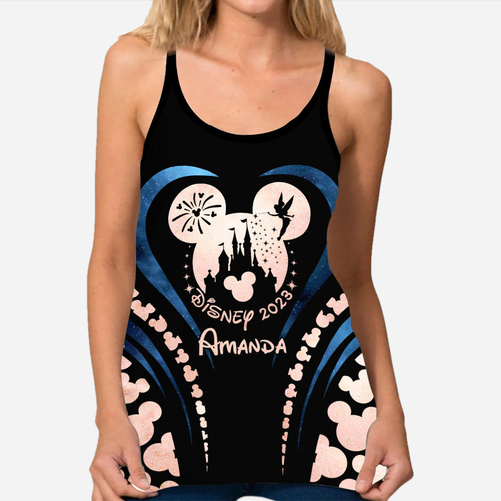 Personalized Disney 2023 Tank Top & Leggings with Custom Name Gift Cross Tank Top & Leggings GradoCreations