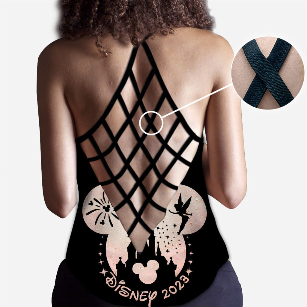 Personalized Disney 2023 Tank Top & Leggings with Custom Name Gift Cross Tank Top & Leggings GradoCreations