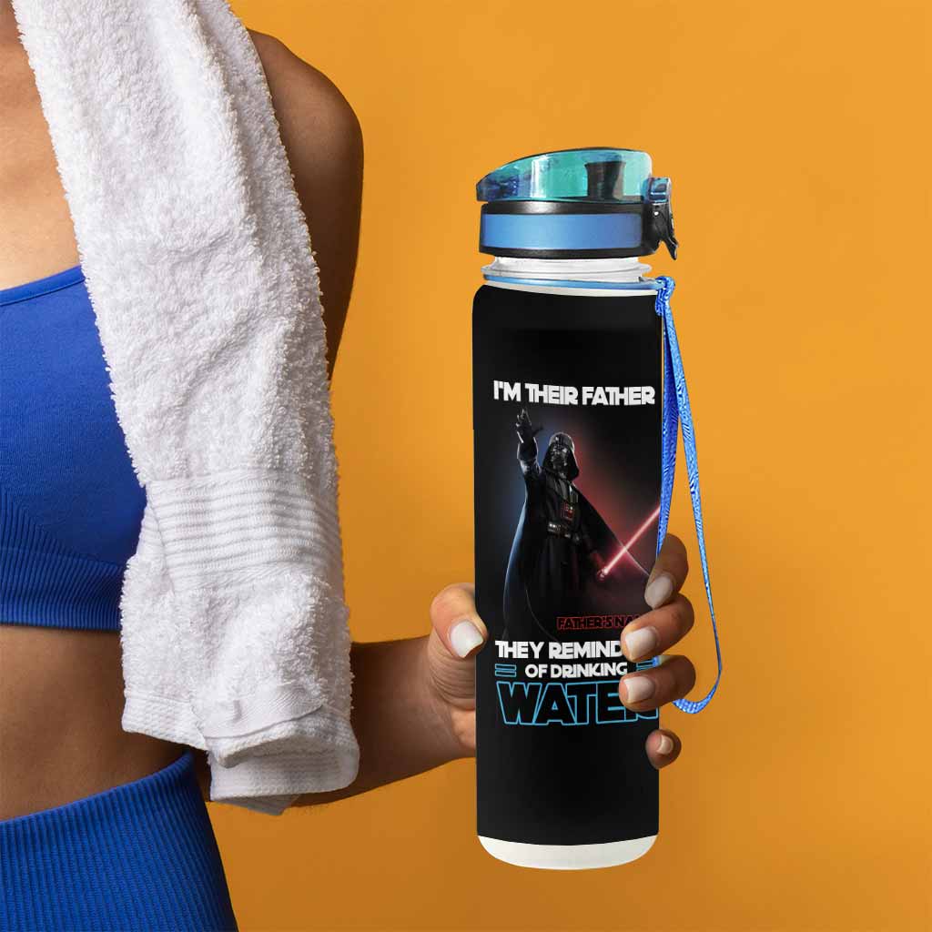 Personalized Water Tracker Bottle Gift for Dad with Time Markers Water Tracker Bottle GradoCreations
