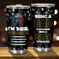 Personalized Dad Tumbler Custom Name Gift for Father Tumbler GradoCreations