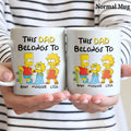 Personalized Dad Mug with Family Names Custom Ceramic Gift Mug GradoCreations