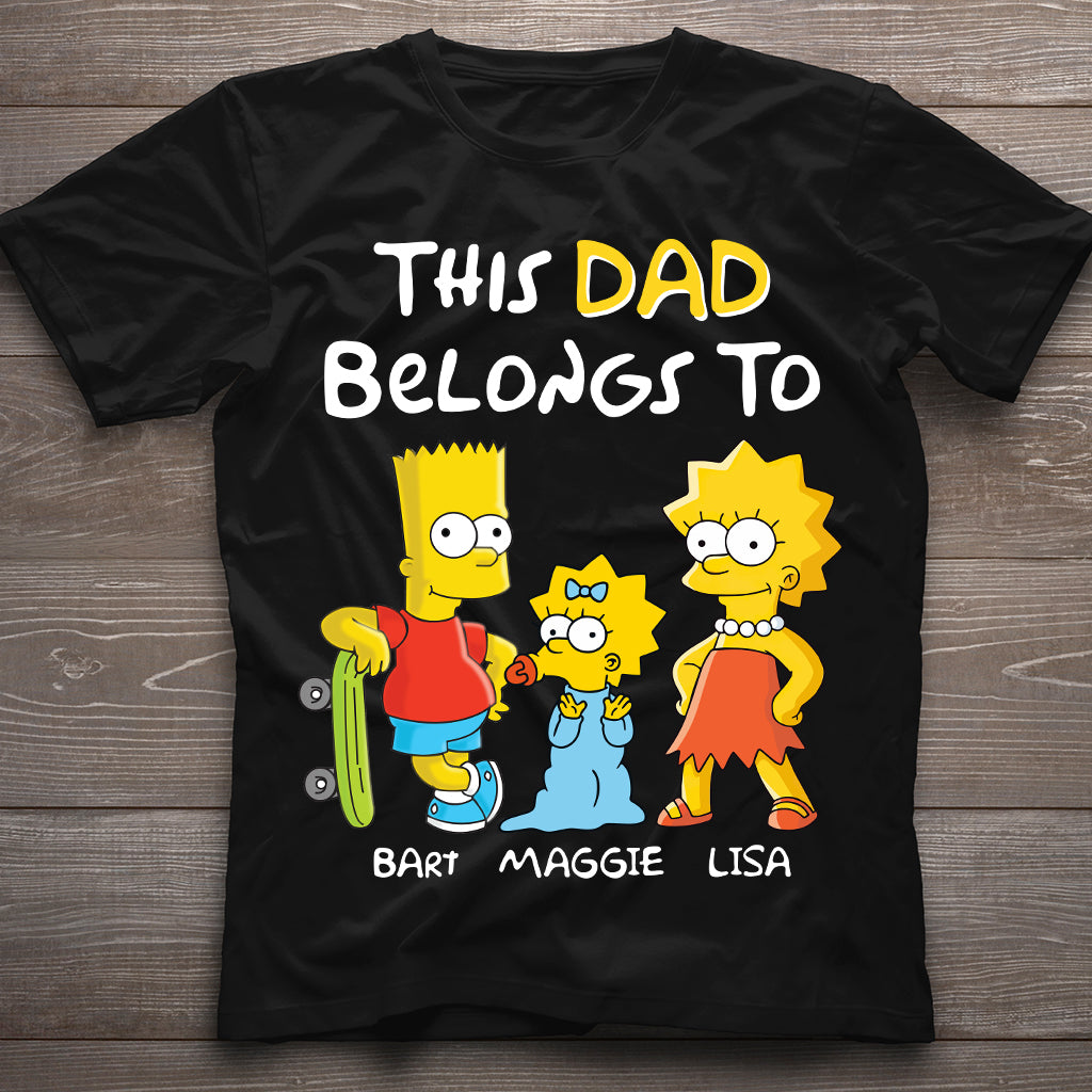 Personalized Dad T-shirt Hoodie Custom Family Gift T-shirt & Hoodie GradoCreations