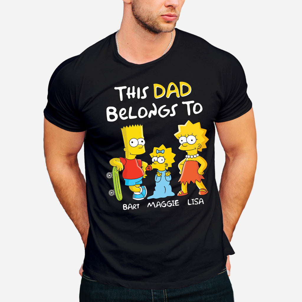 Personalized Dad T-shirt Hoodie Custom Family Gift T-shirt & Hoodie GradoCreations