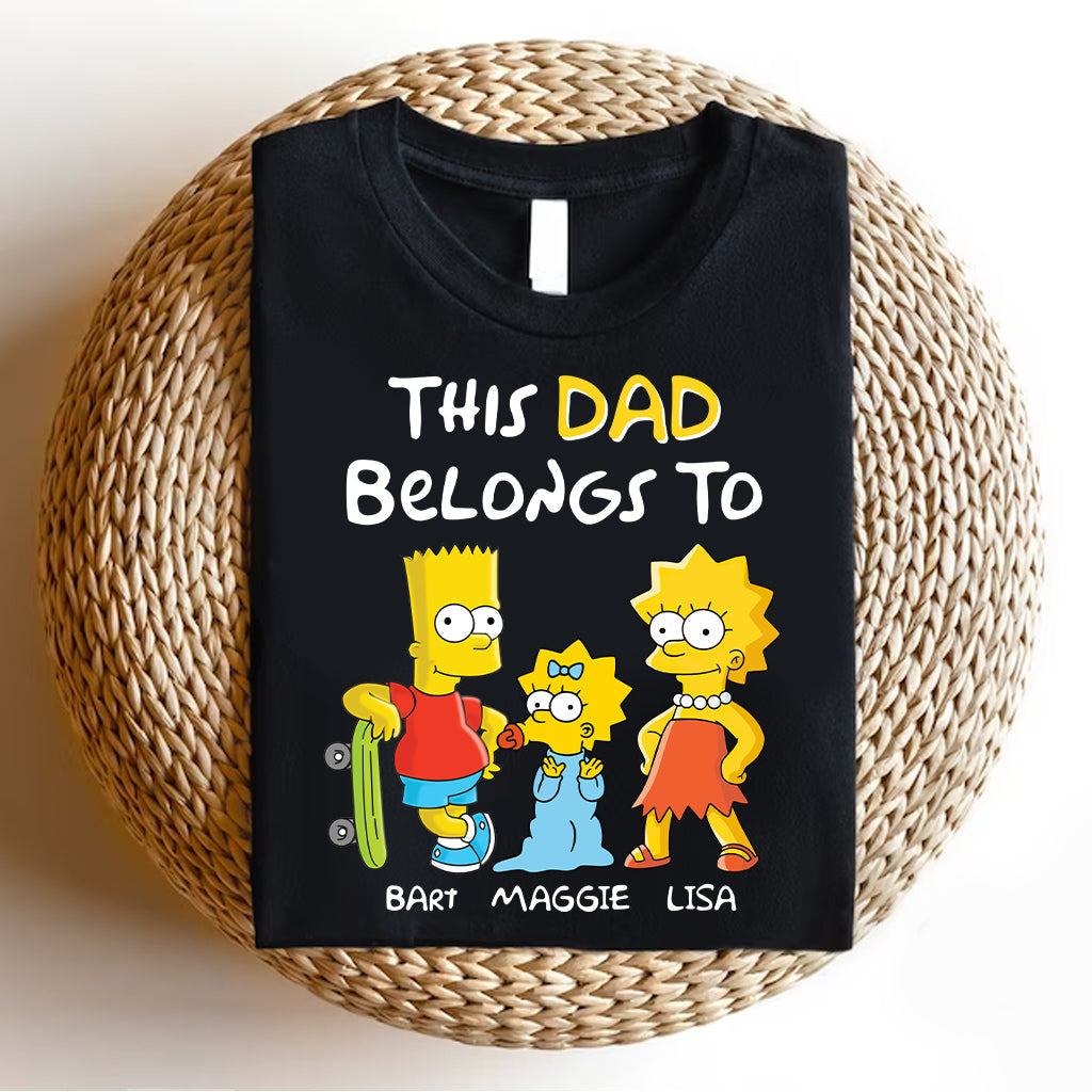 Personalized Dad T-shirt Hoodie Custom Family Gift T-shirt & Hoodie GradoCreations