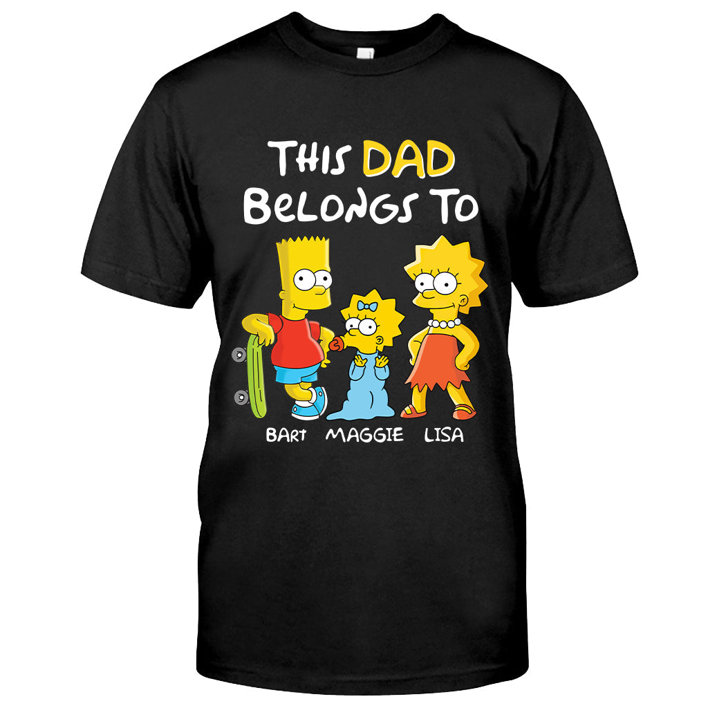 Personalized Dad T-shirt Hoodie Custom Family Gift T-shirt & Hoodie GradoCreations