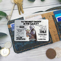 Personalized Wallet Insert Card for Dad - Unique Gift for Father's Day Wallet Insert Card GradoCreations