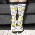 Personalized Funny Socks Gift for Dad | I'm Not Sleeping Design Socks GradoCreations