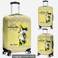 Personalized Minnie Mouse Luggage Cover Custom Name Gift Luggage Cover GradoCreations