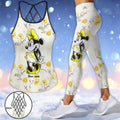 Personalized Minnie Mouse Cross Tank Top & Leggings Set for Mom Cross Tank Top & Leggings GradoCreations